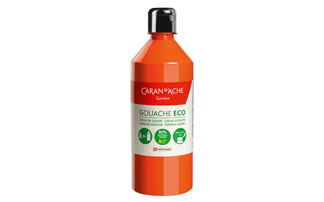 Caran d-Ache Caran d'Ache – Eco – Gouache – fluoreszierendes Orange, 500 ml
