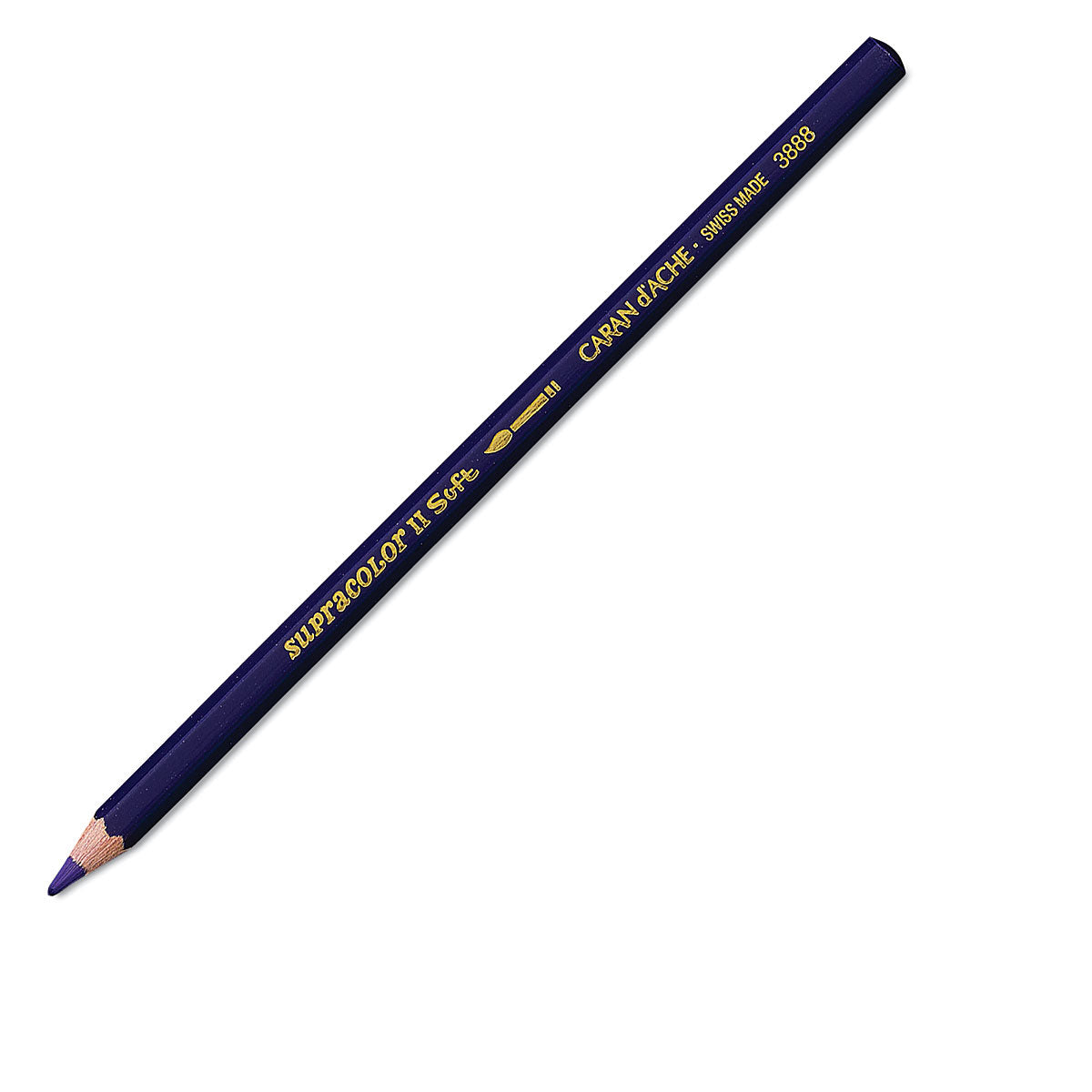Caran d-Ache Caran d'Ache Aquarellfarbstift Supracolor Soft – violett, im Metalletui, Ø 3,8 mm, FSC