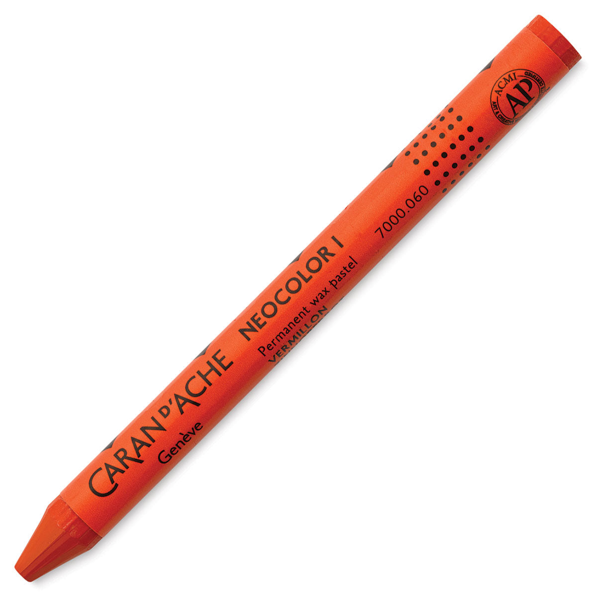 Caran d-Ache Caran d'Ache Neocolor I – Zinnoberrot, Papier, Ø 9 × 100 mm, wasserfest, lichtbeständig