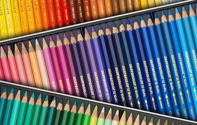 Caran d-Ache Caran d'Ache Aquarellfarbstift Supracolor Soft – Vandyckbraun, im Metalletui, Ø 3,8 mm, FSC
