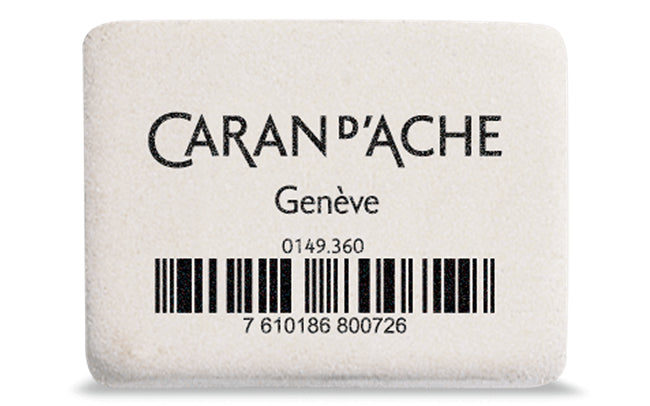 Caran d-Ache Caran d'Ache Radierer – für Bleistifte – 33 × 5 × 24 mm – Kautschuk – Weiss