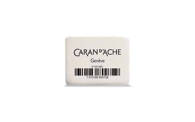 Caran d-Ache Caran d'Ache Radierer – für Bleistifte – 33 × 5 × 24 mm – Kautschuk – Weiss