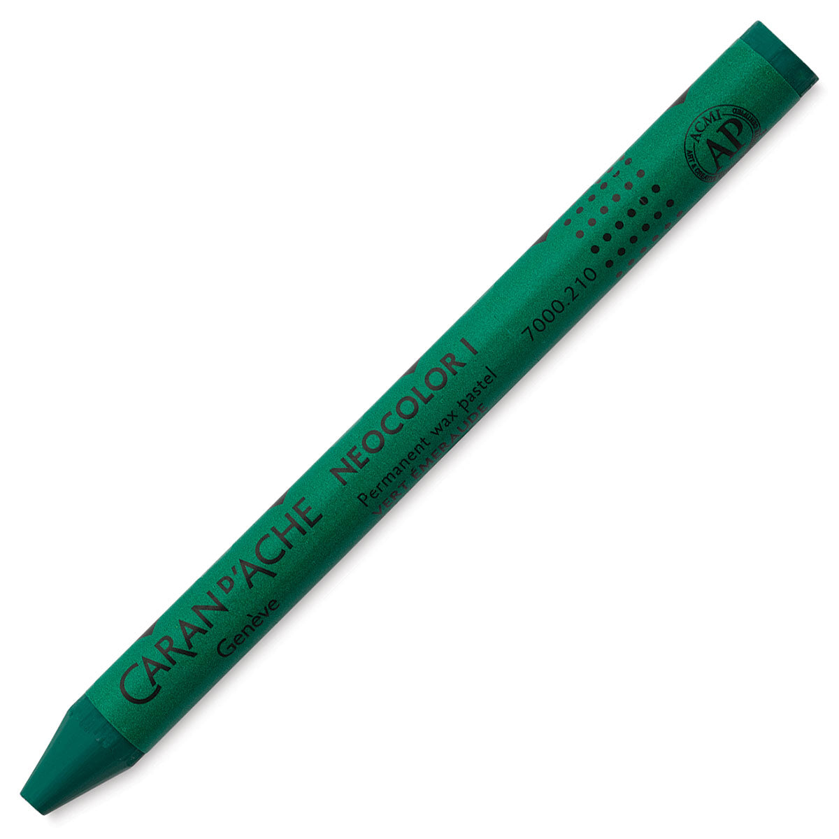 Caran d-Ache Caran d'Ache – Neocolor I – Wachsmalkreiden – Smaragdgrün, für Papier, Leder & Glas
