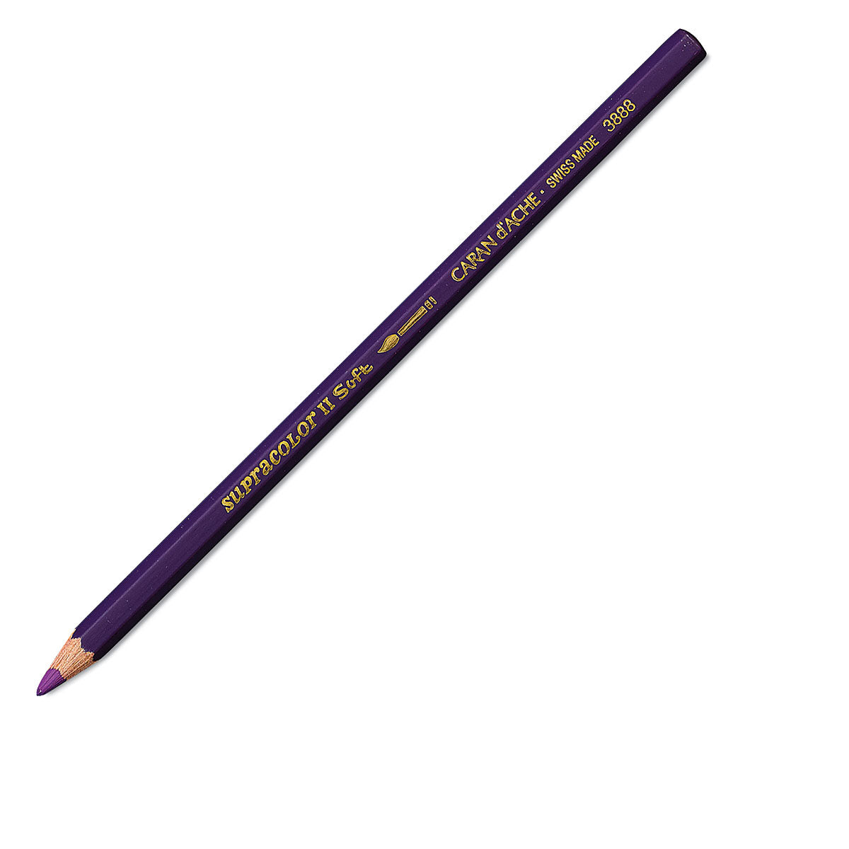 Caran d-Ache Caran d'Ache Aquarellfarbstift Supracolor Soft – lila, im Metalletui, Ø 3,8 mm, FSC