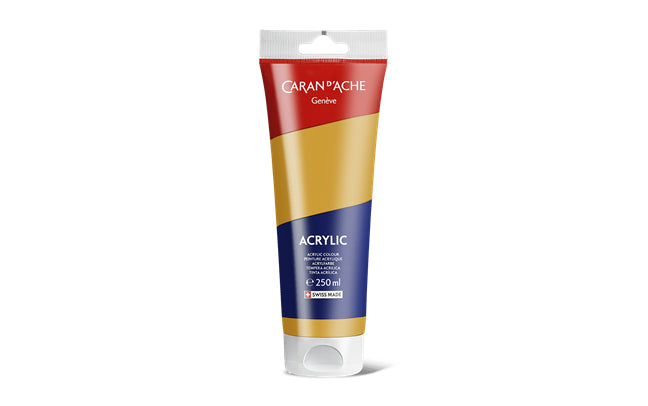 Caran d-Ache Caran d'Ache – Acrylfarbe – Ocker, 250 ml