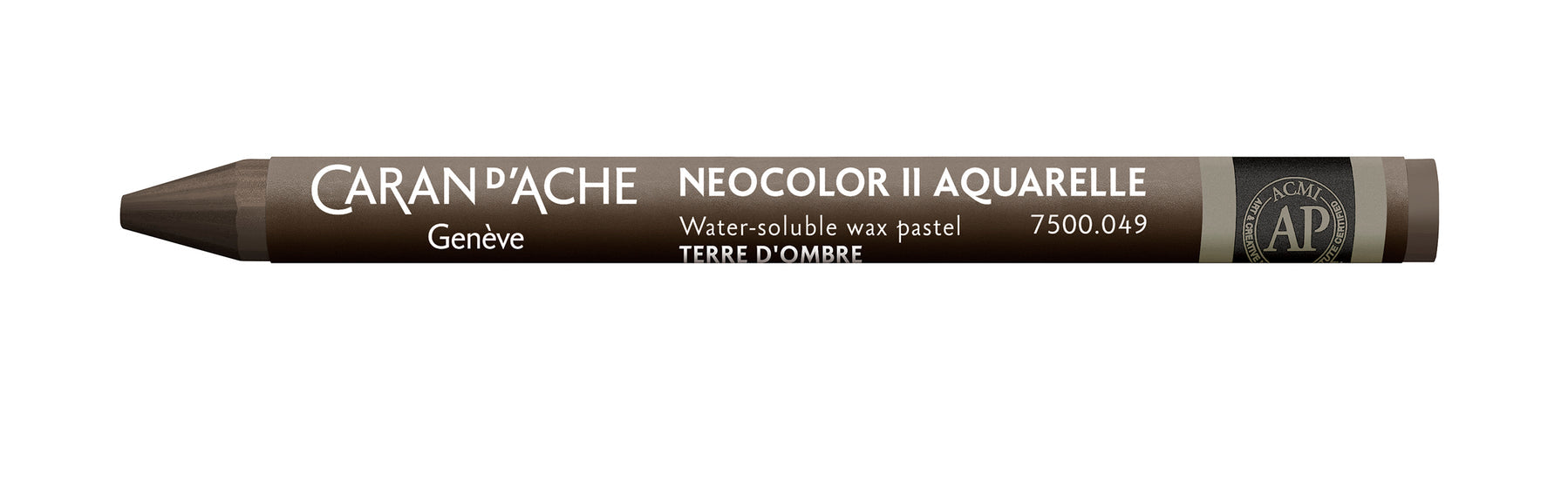 Caran d-Ache Caran d'Ache Neocolor Aquarellfarbstift – umbra natur, Mine Ø 8,6 mm