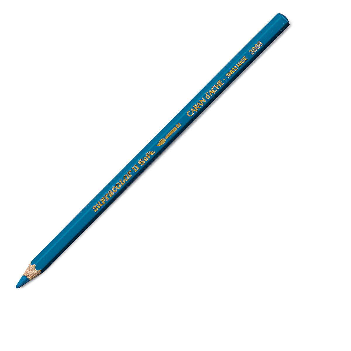 Caran d-Ache Caran d'Ache Aquarellfarbstift Supracolor Soft – Kobaltblau, im Metalletui, Ø 3,8 mm, FSC