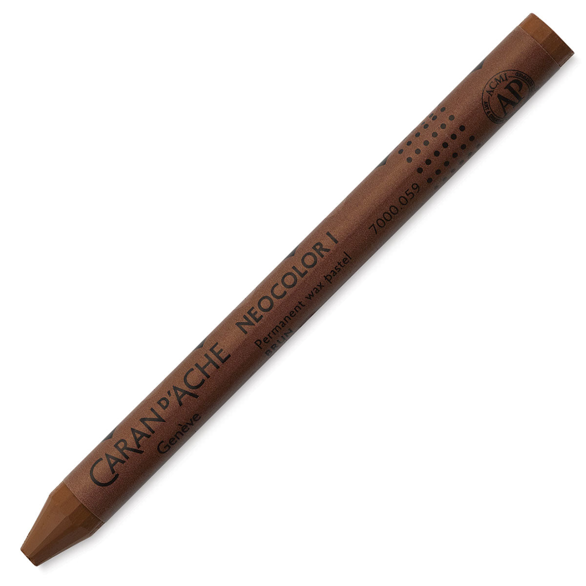 Caran d-Ache Caran d'Ache Neocolor Wachsmalkreide – braun, Ø 9 × 100 mm, wasserfest