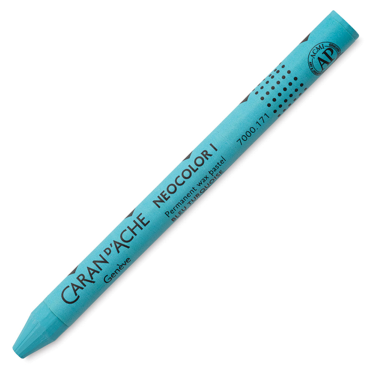 Caran d-Ache Caran d'Ache Malkreide – türkisblau, Papier, Ø 9 × 100 mm, wasserfest, lichtbeständig