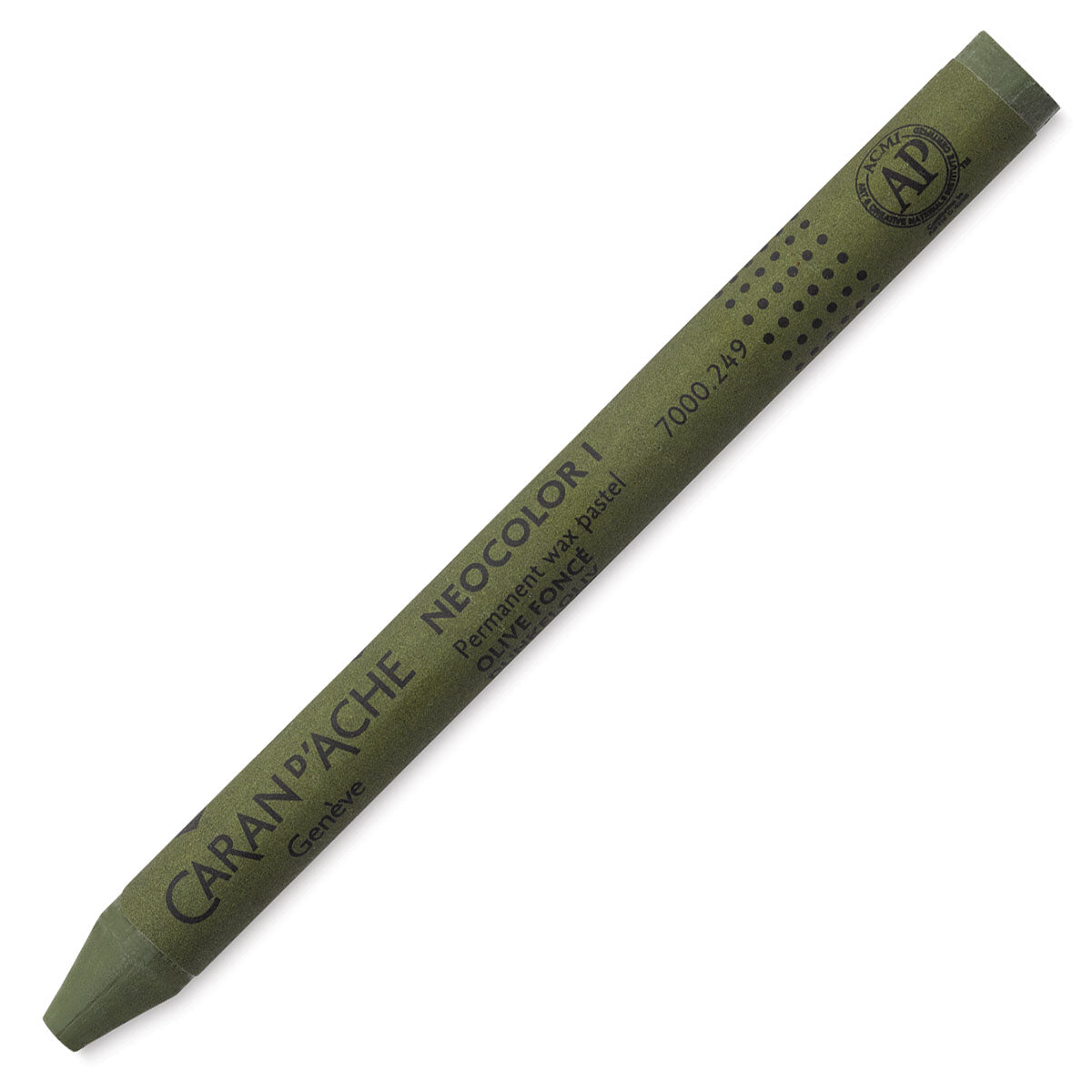 Caran d-Ache Caran d'Ache – Neocolor I – Wachsmalkreiden – Dunkeloliv