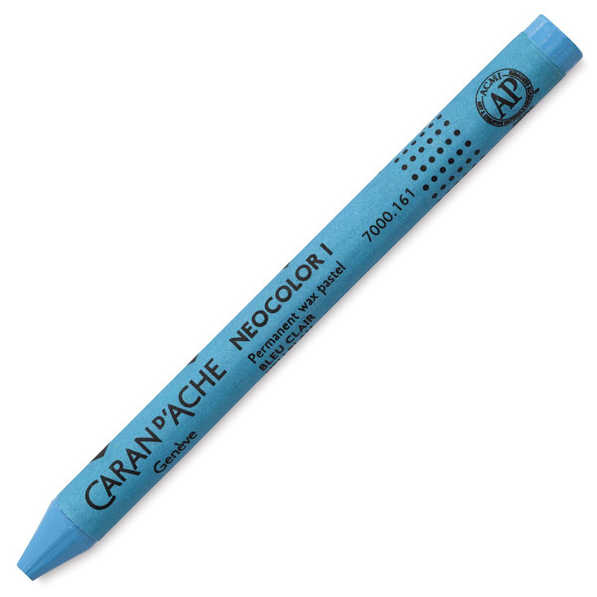 Caran d-Ache Caran d'Ache Neocolor I Malkreide – Hellblau, Papier, Ø 9 × 100 mm, wasserfest, lichtbeständig