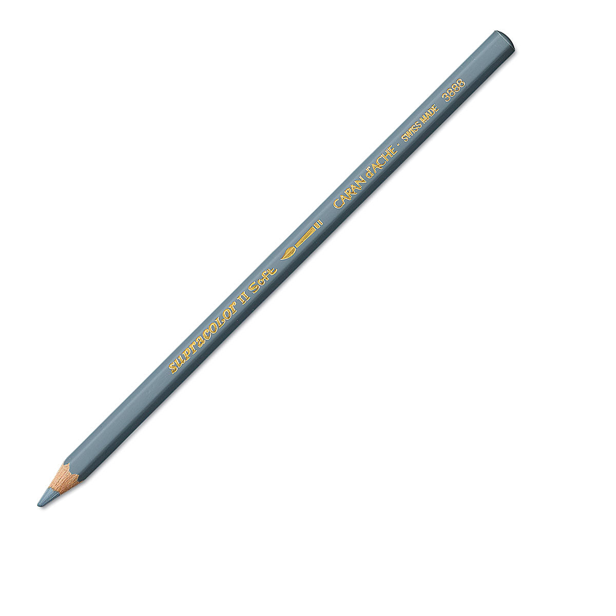 Caran d-Ache Caran d'Ache Aquarellfarbstift Supracolor Soft – grau, im Metalletui, Ø 3,8 mm, FSC