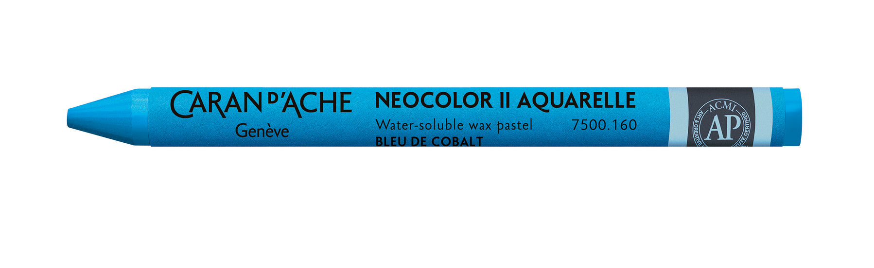 Caran d-Ache Caran d'Ache Neocolor II Aquarellfarbstift – Kobaltblau, Mine Ø 8,6 mm