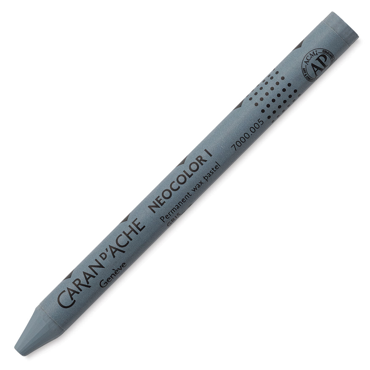 Caran d-Ache Neocolor Wachsmalkreide – Grau, Ø 9 × 100 mm, 1er-Pack, wasserfest, lichtbeständig