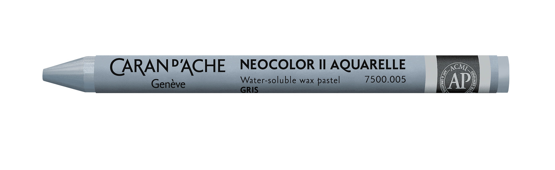 Caran d-Ache Caran d'Ache Neocolor II Aquarellfarbstift – Grau, Mine Ø 8,6 mm