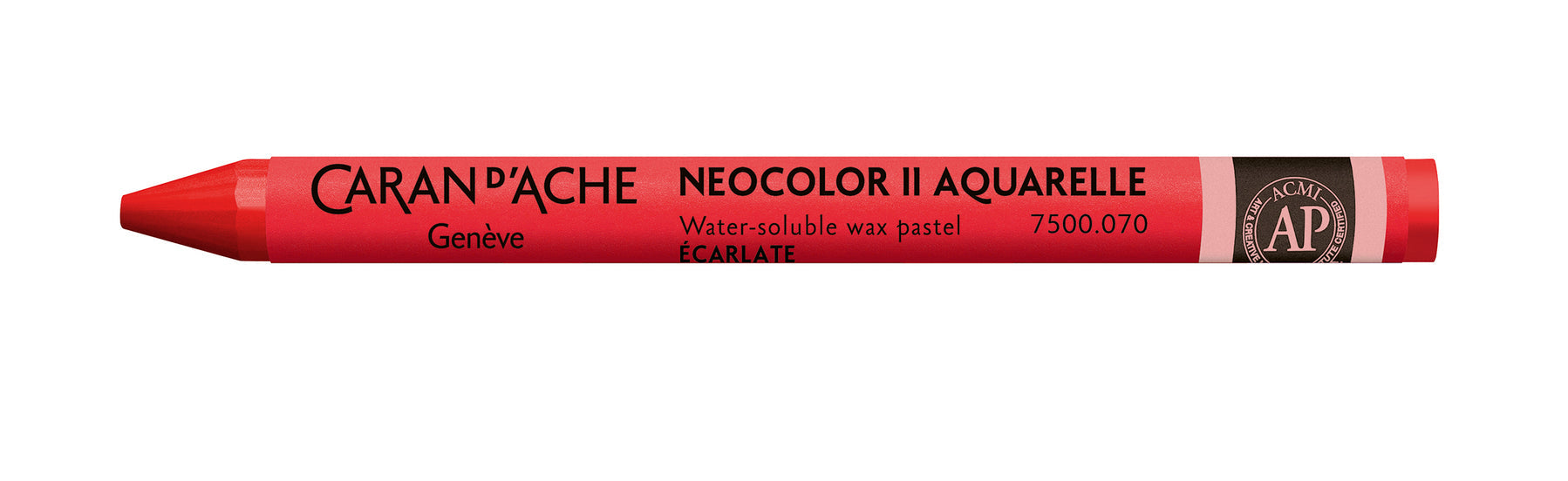 Caran d-Ache Caran d'Ache Neocolor II Aquarellfarbstift – Scharlachrot, Mine Ø 8,6 mm