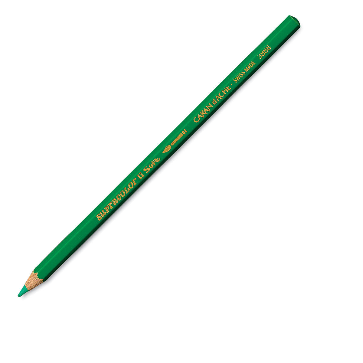 Caran d-Ache Caran d'Ache Aquarellfarbstift Supracolor Soft – grasgrün, im Metalletui, Ø 3,8 mm, FSC