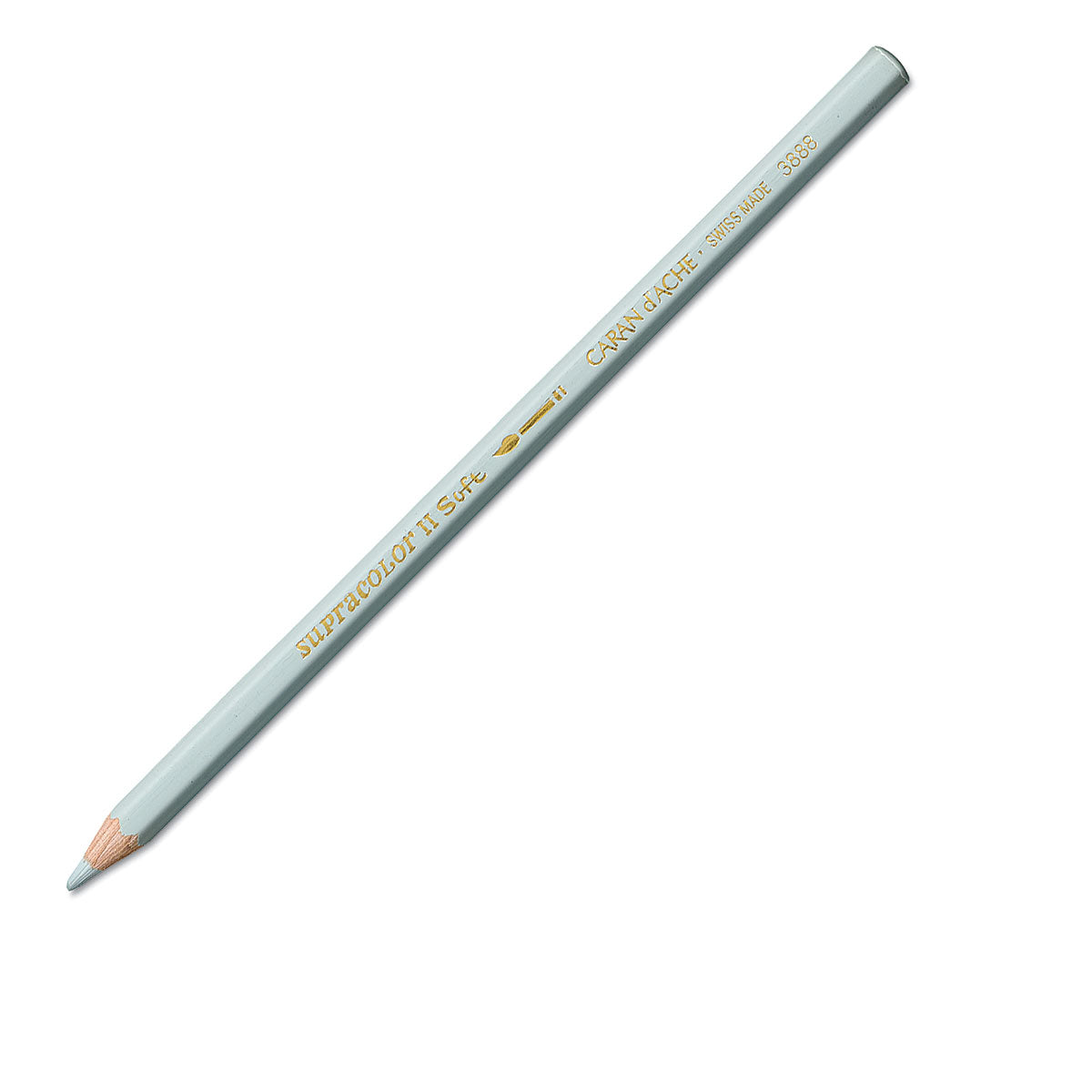 Caran d-Ache Caran d'Ache Aquarellfarbstift Supracolor Soft – Hellgrau, im Metalletui, Ø 3,8 mm, FSC