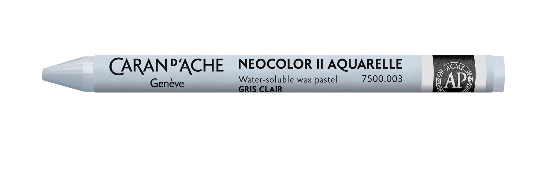Caran d-Ache Caran d'Ache Neocolor Aquarellfarbstift – Hellgrau, Mine Ø 8,6 mm