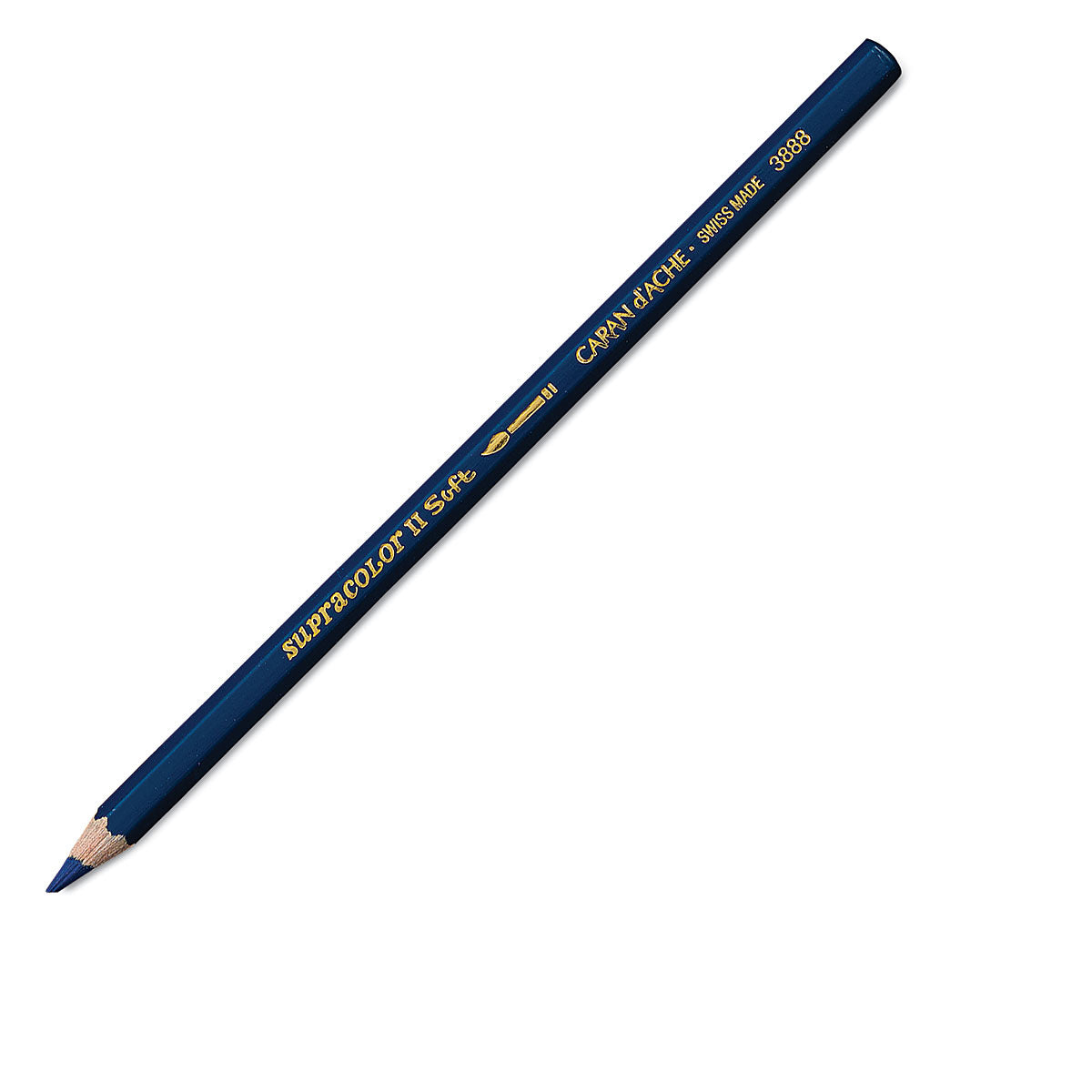 Caran d-Ache Caran d'Ache Aquarellfarbstift Supracolor Soft – Preussischblau, im Metalletui, Ø 3,8 mm, FSC