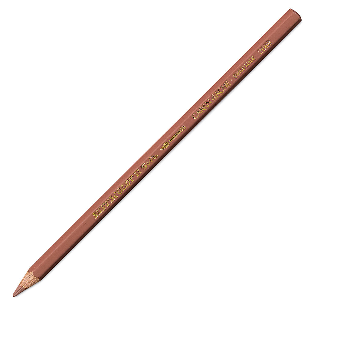 Caran d-Ache Caran d'Ache Aquarellfarbstift Supracolor Soft – braun-orange, im Metalletui, Ø 3,8 mm, FSC