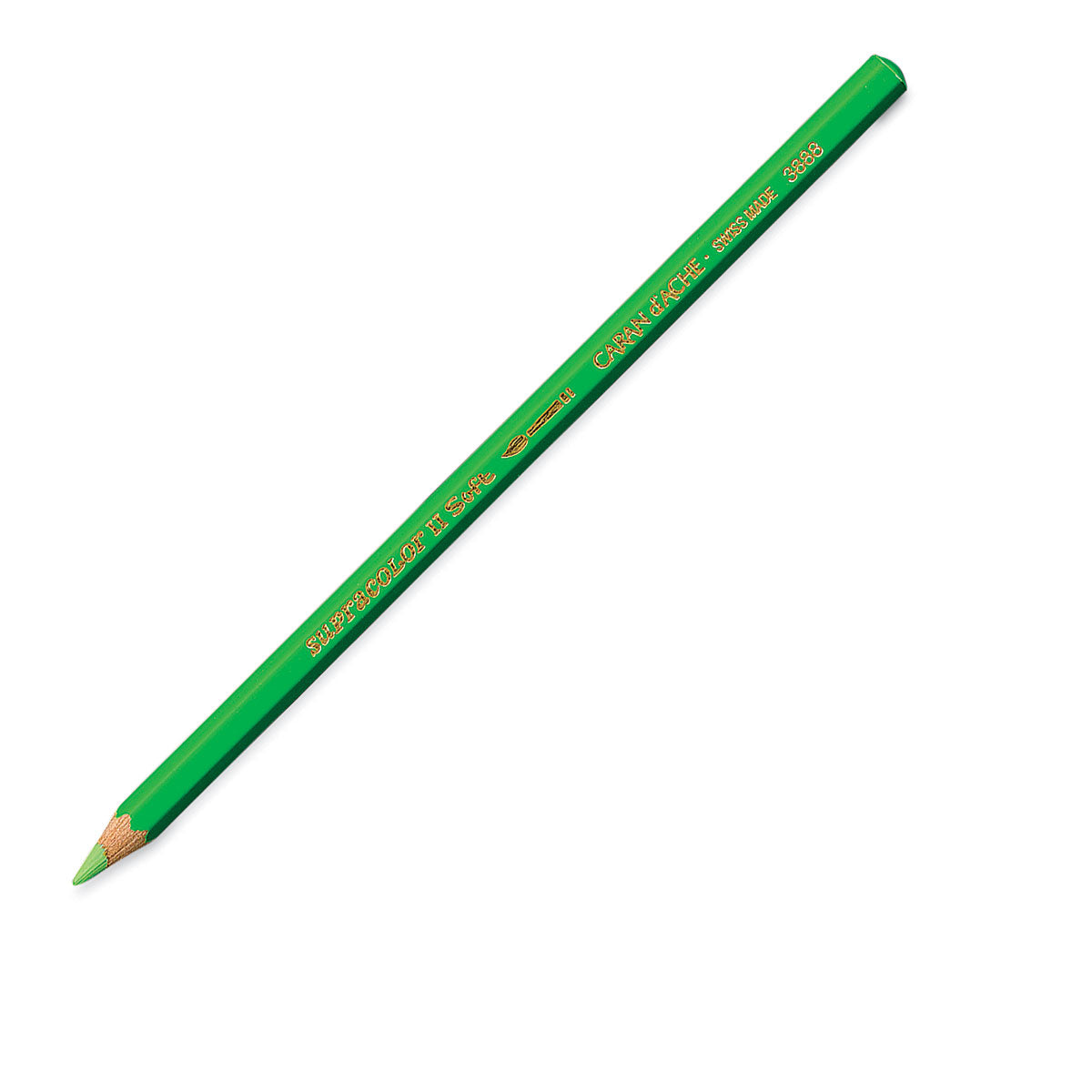 Caran d-Ache Caran d'Ache Aquarellfarbstift Supracolor Soft – gelbgrün, im Metalletui, Ø 3,8 mm, FSC