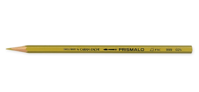 Caran d-Ache Caran d'Ache Aquarellfarbstift Prismalo – grünocker, Ø 3 mm, FSC