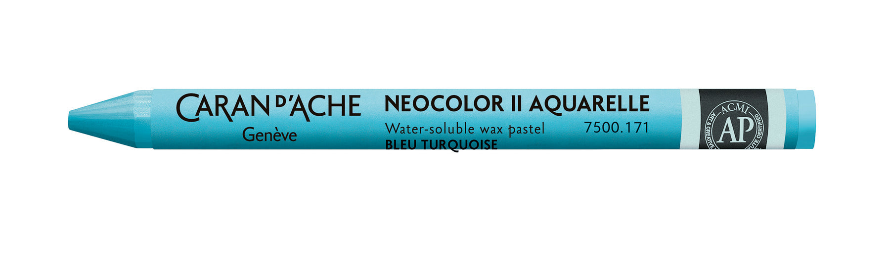 Caran d-Ache Caran d'Ache Neocolor Aquarellfarbstift – türkisblau, Mine Ø 8,6 mm