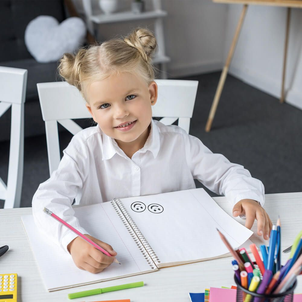 Colop Little NIO – Motivstempel, Motiv Lehrer – Grau