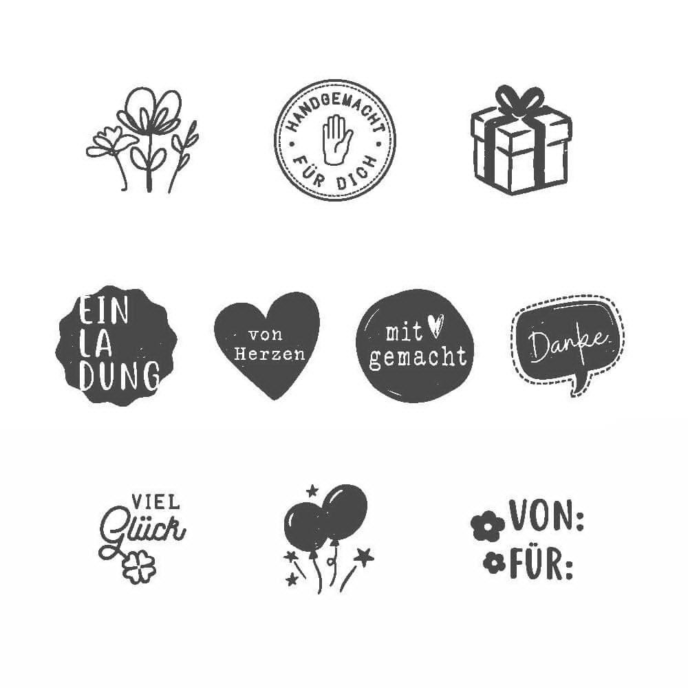 Colop Little NIO 154849 – Motivstempel, Pink/Weiss