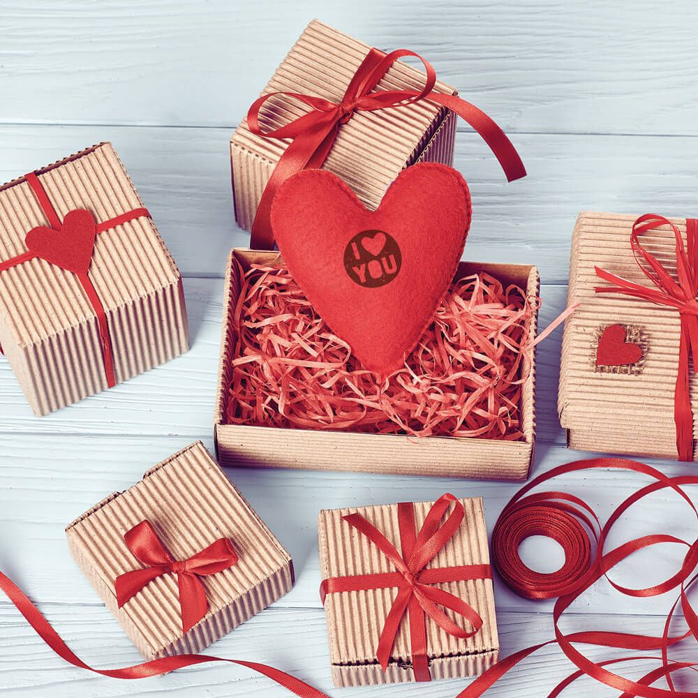 Colop Little NIO – Motivstempel, Motiv Liebe – Grau, Set mit 10 austauschbaren Stempelplatten