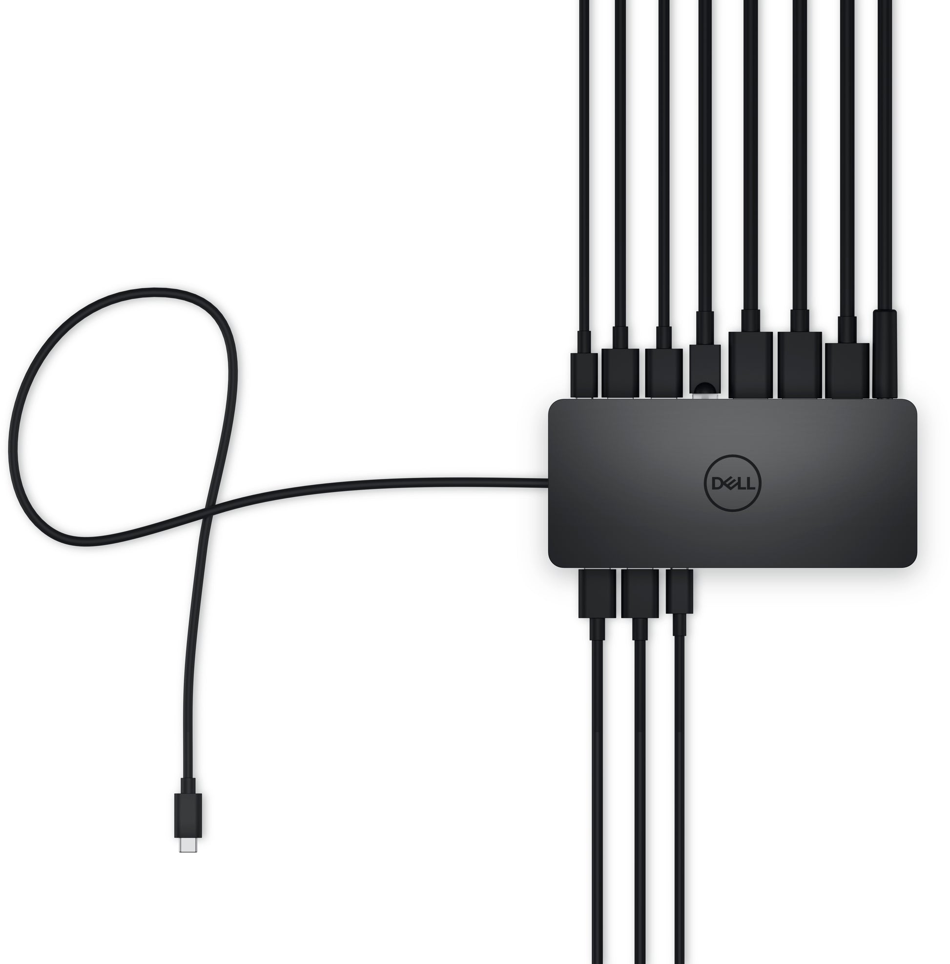 DELL UD22 Dockingstation – USB-C, 2× DP, 1× HDMI, 4× USB-A, 96 W PD, GbE, für Windows/Mac/ChromeOS