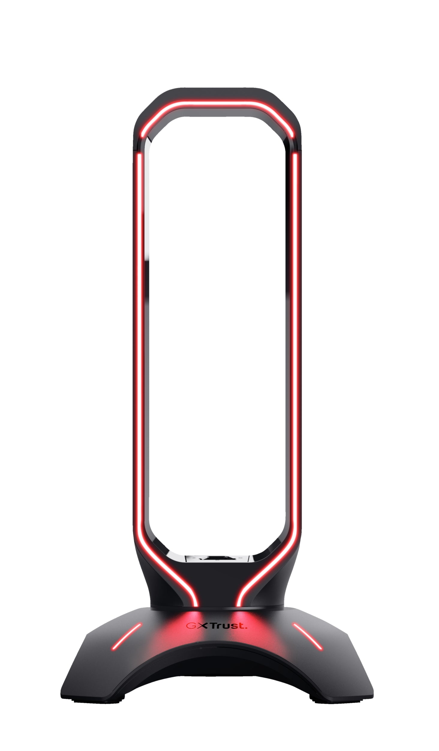 Trust GXT 265 Cintar – Headset-Ständer – für alle Marken – RGB-Beleuchtung, 2× USB-A – schwarz