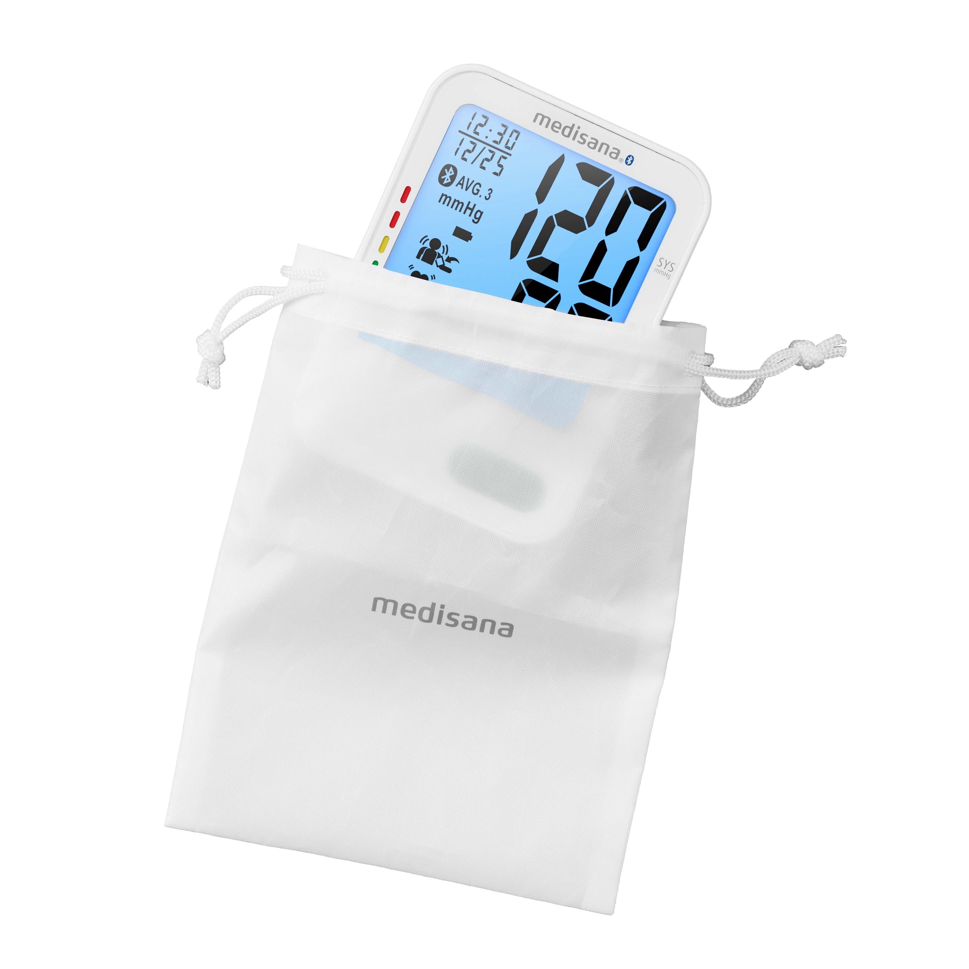 Medisana Oberarm-Blutdruckmessgerät BU584 – Automatisch, Bluetooth – Manschette 23–43 cm
