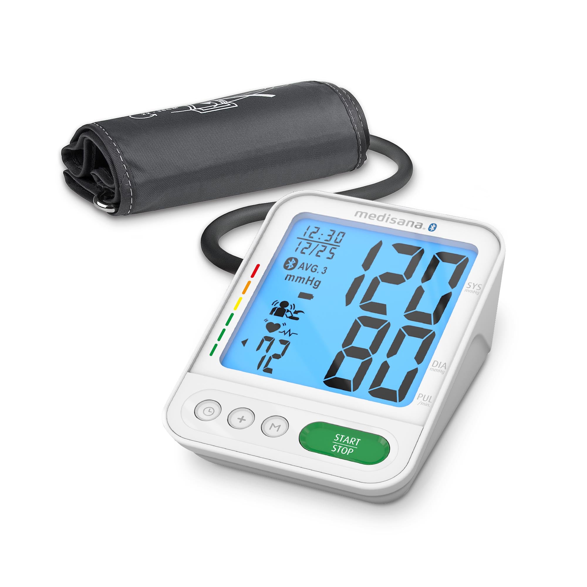 Medisana Oberarm-Blutdruckmessgerät BU584 – Automatisch, Bluetooth – Manschette 23–43 cm