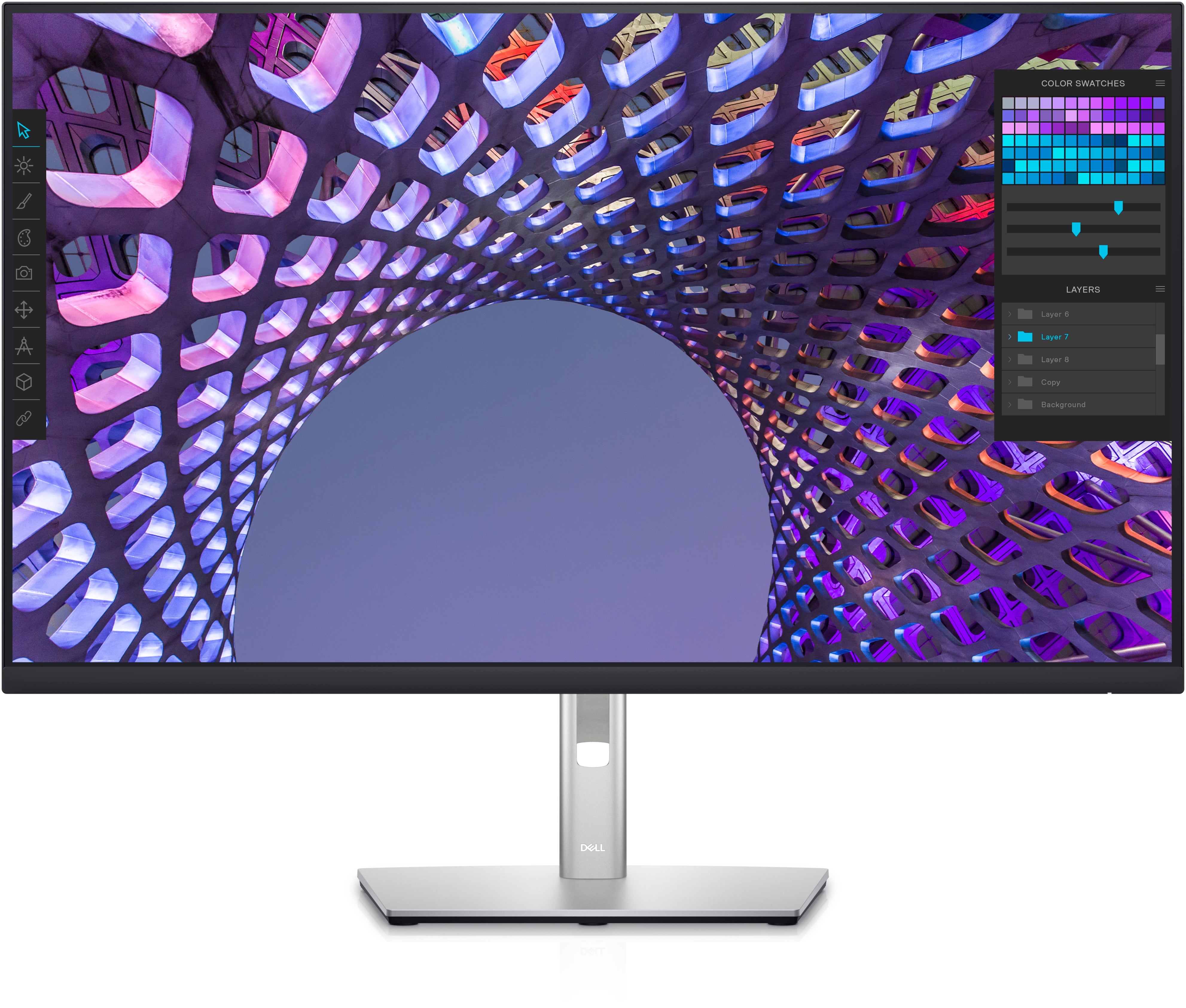 DELL P3223QE – Monitor, 31,5" 4K UHD (3840 × 2160), IPS, 60 Hz, 350 cd/m², USB-C, VESA 100 × 100, Schwarz