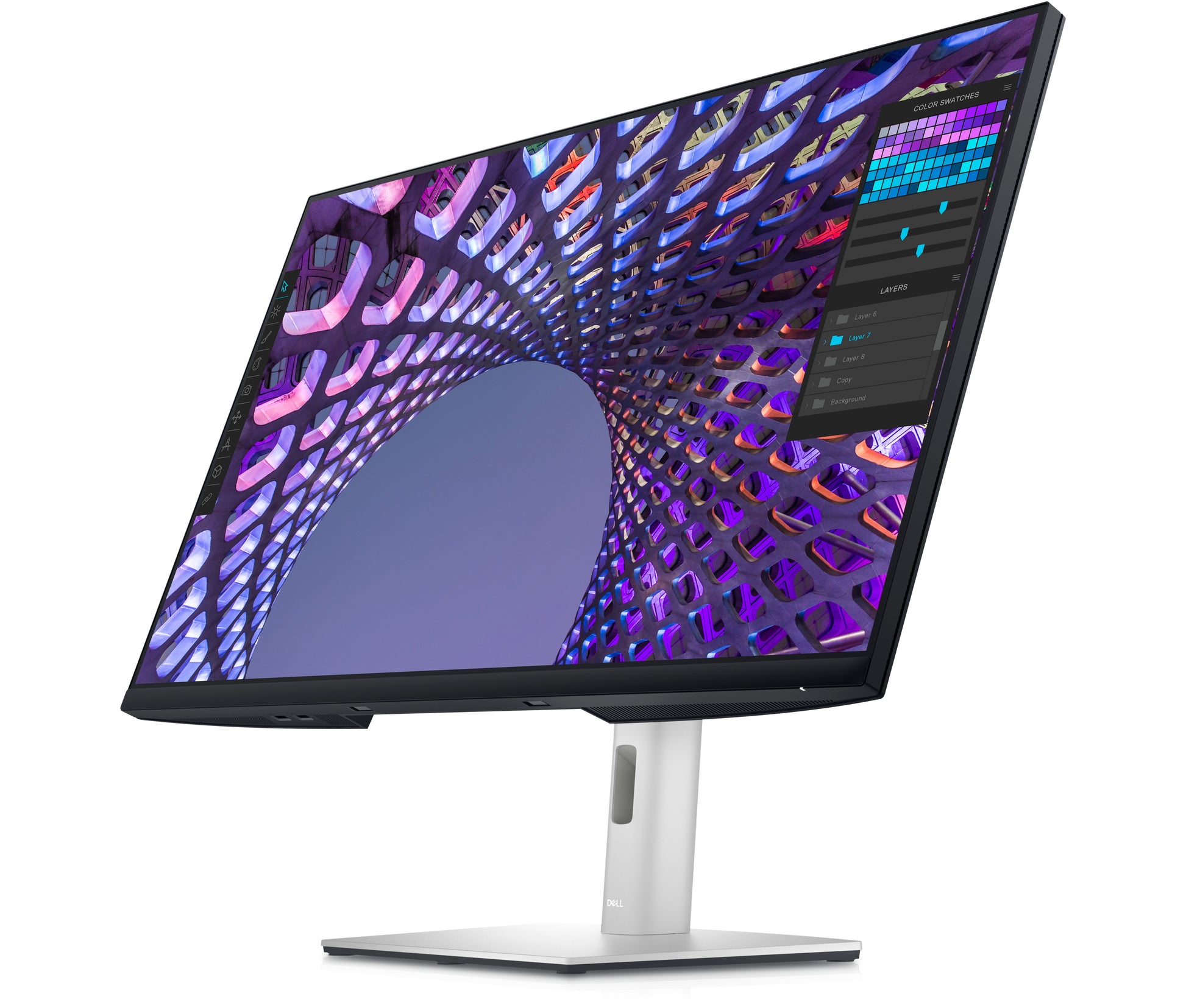 DELL P3223QE – Monitor, 31,5" 4K UHD (3840 × 2160), IPS, 60 Hz, 350 cd/m², USB-C, VESA 100 × 100, Schwarz