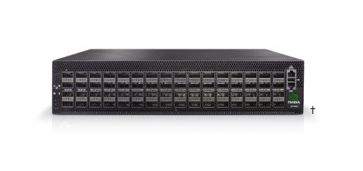 Nvidia Spectrum-3 – Managed Switch – 64×QSFP28 100GbE, 6.4 Tbit/s, 2U