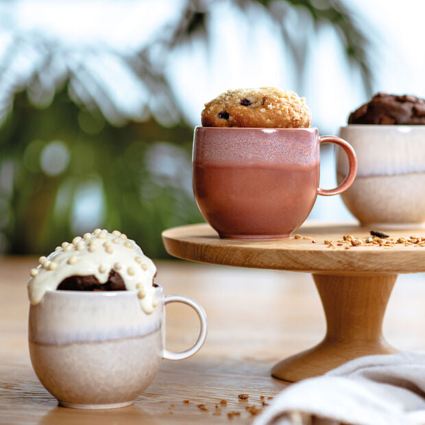 Villeroy & Boch Perlemor Sand Kaffeetasse – 0,29 l, Porzellan, 6 Stück