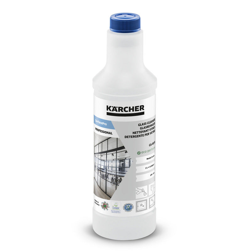 Kärcher CA 40 R Glas-/Oberflächenreiniger für Kunststoff – Flüssigkeit, Flasche – 12×500 ml