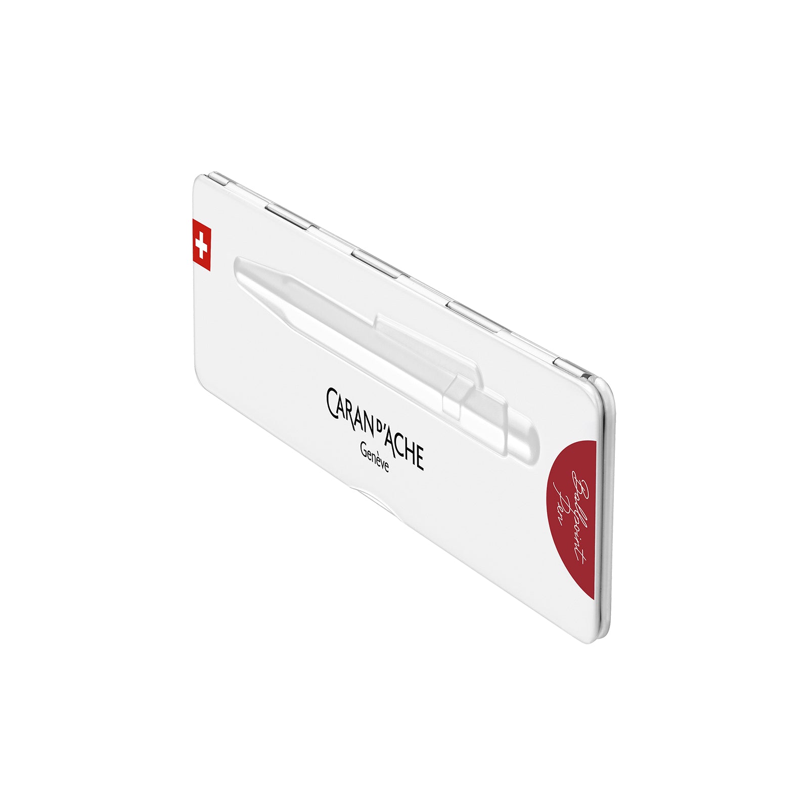 Caran d-Ache Caran d'Ache Kugelschreiber – Rot, Aluminium