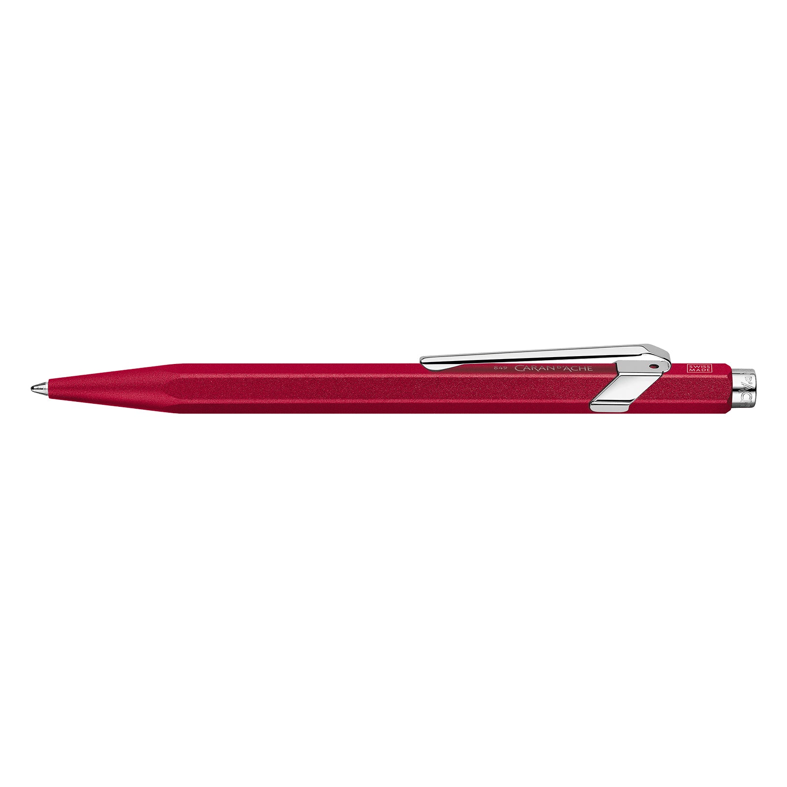 Caran d-Ache Caran d'Ache Kugelschreiber – Rot, Aluminium