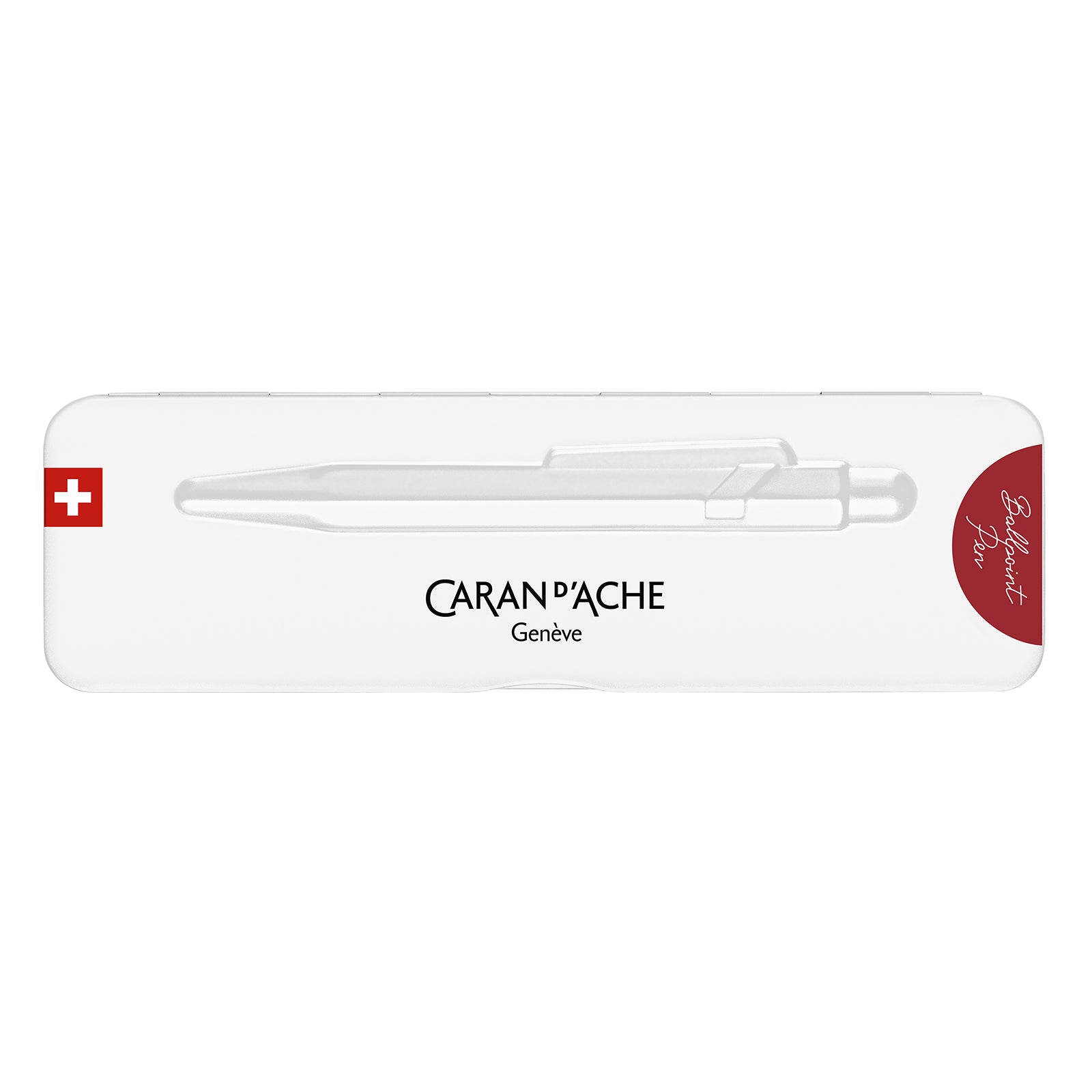 Caran d-Ache Caran d'Ache Kugelschreiber – Rot, Aluminium