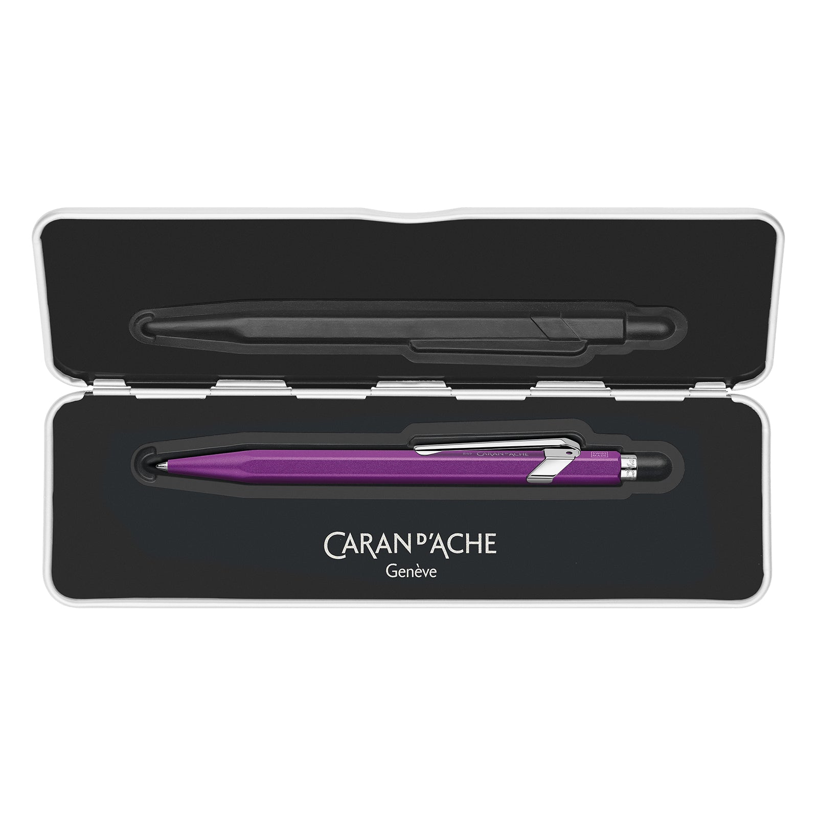 Caran d-Ache Caran d'Ache Kugelschreiber – Violett, Aluminium
