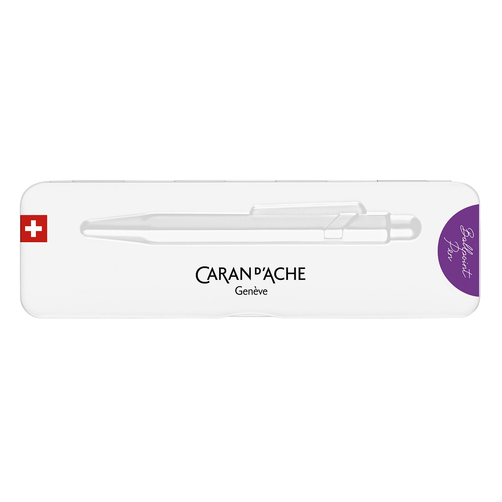 Caran d-Ache Caran d'Ache Kugelschreiber – Violett, Aluminium