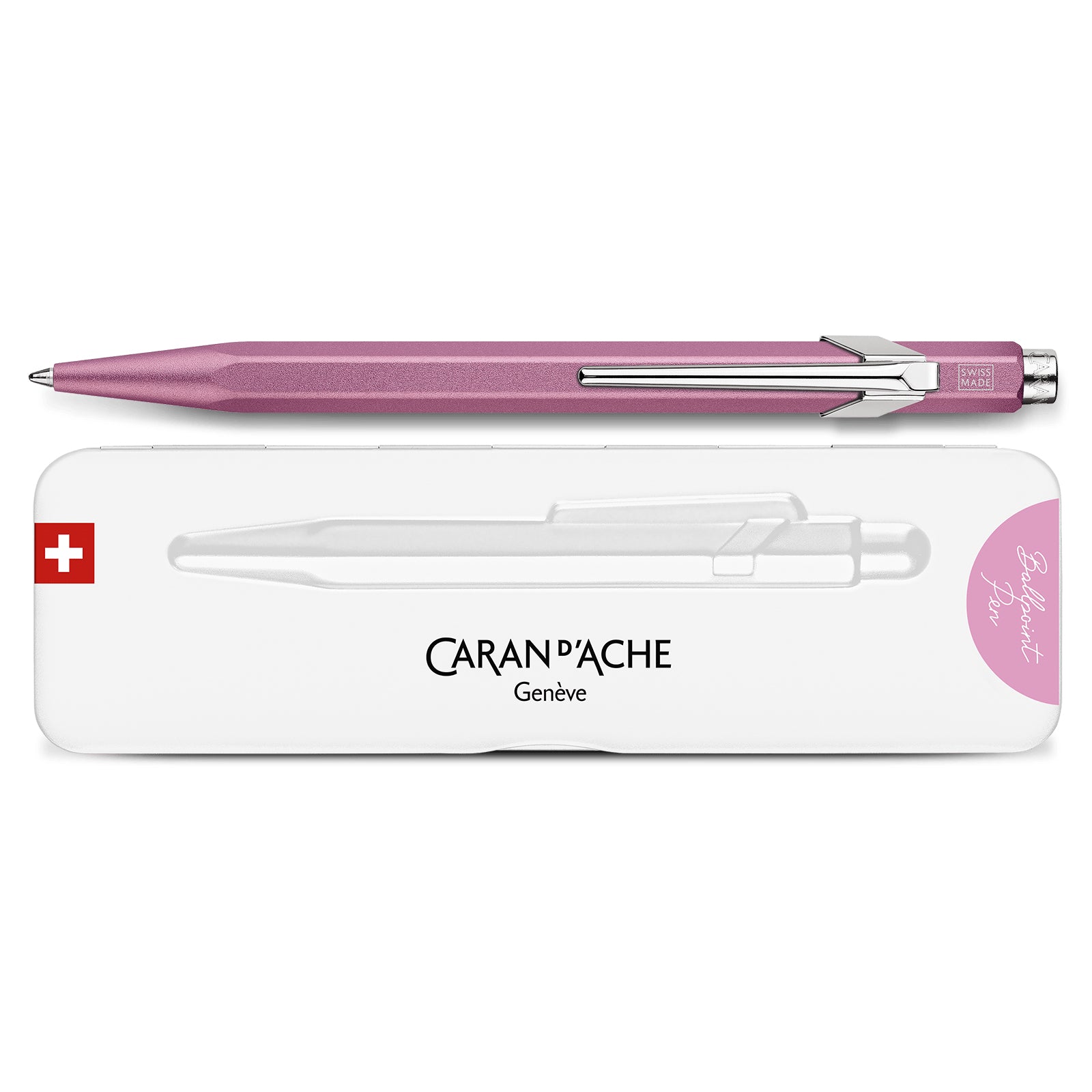 Caran d-Ache Kugelschreiber – Rosa, Aluminium