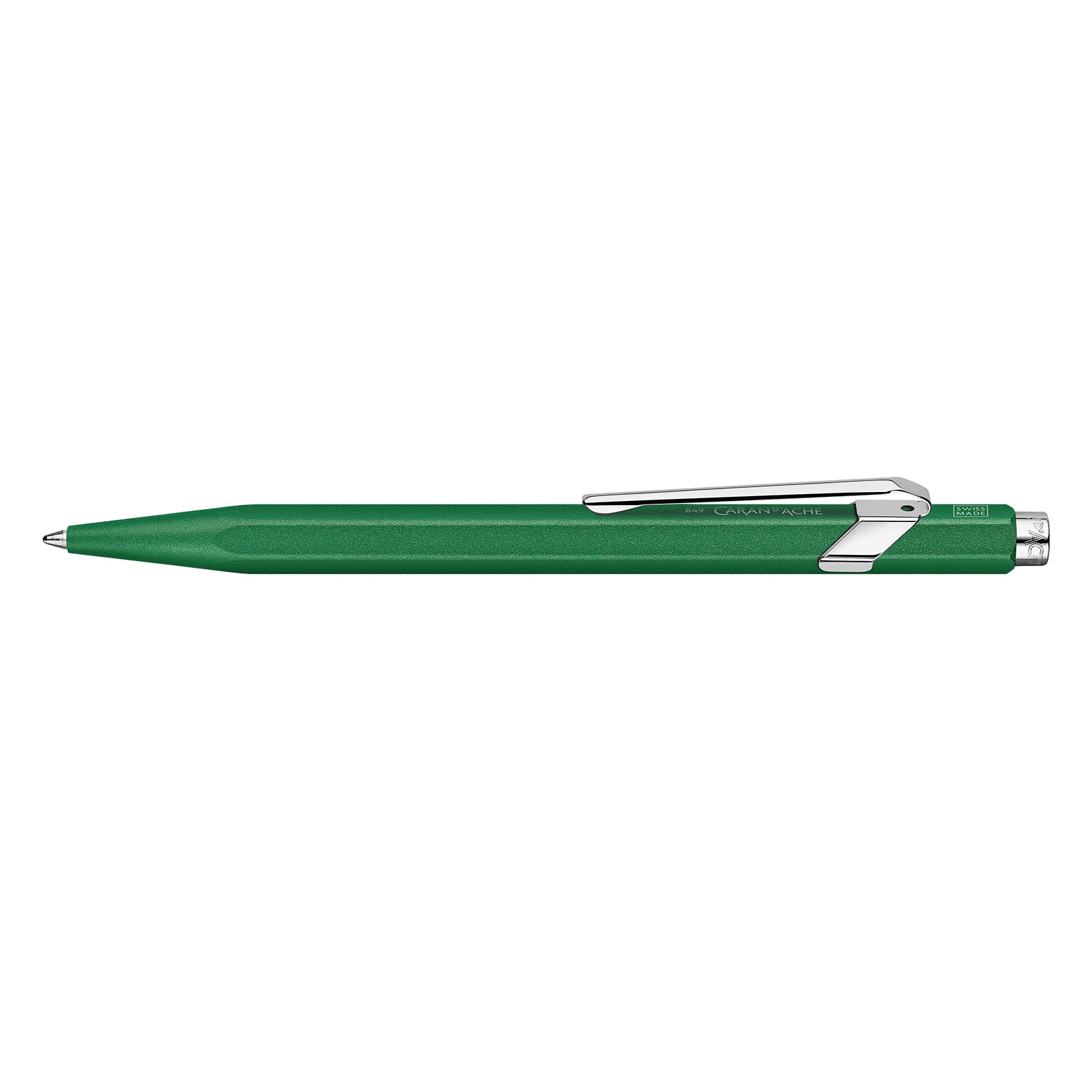Caran d-Ache Kugelschreiber – Grün, Aluminium