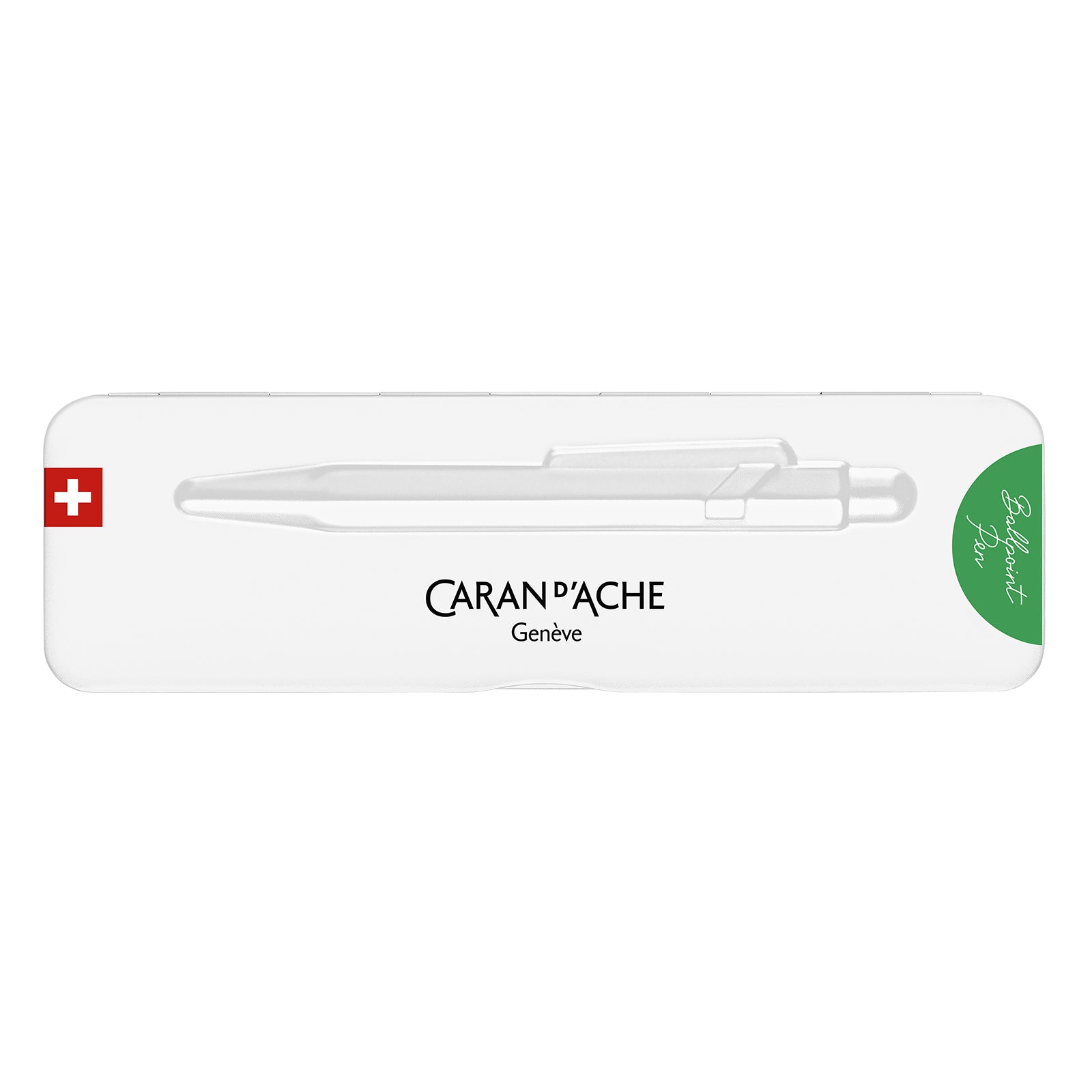 Caran d-Ache Kugelschreiber – Grün, Aluminium