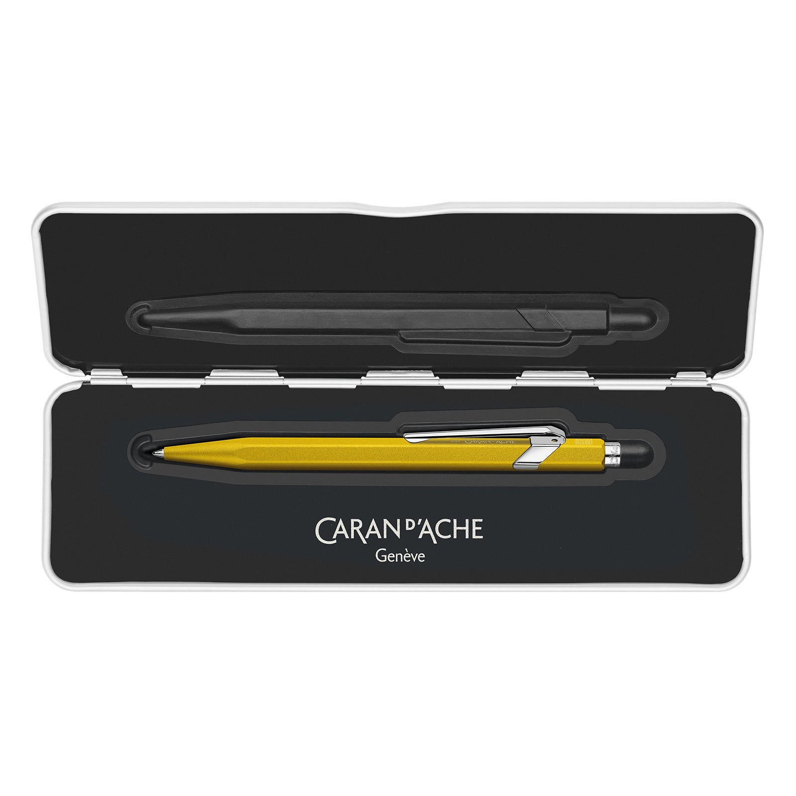 Caran d-Ache Kugelschreiber – Gelb, Aluminium