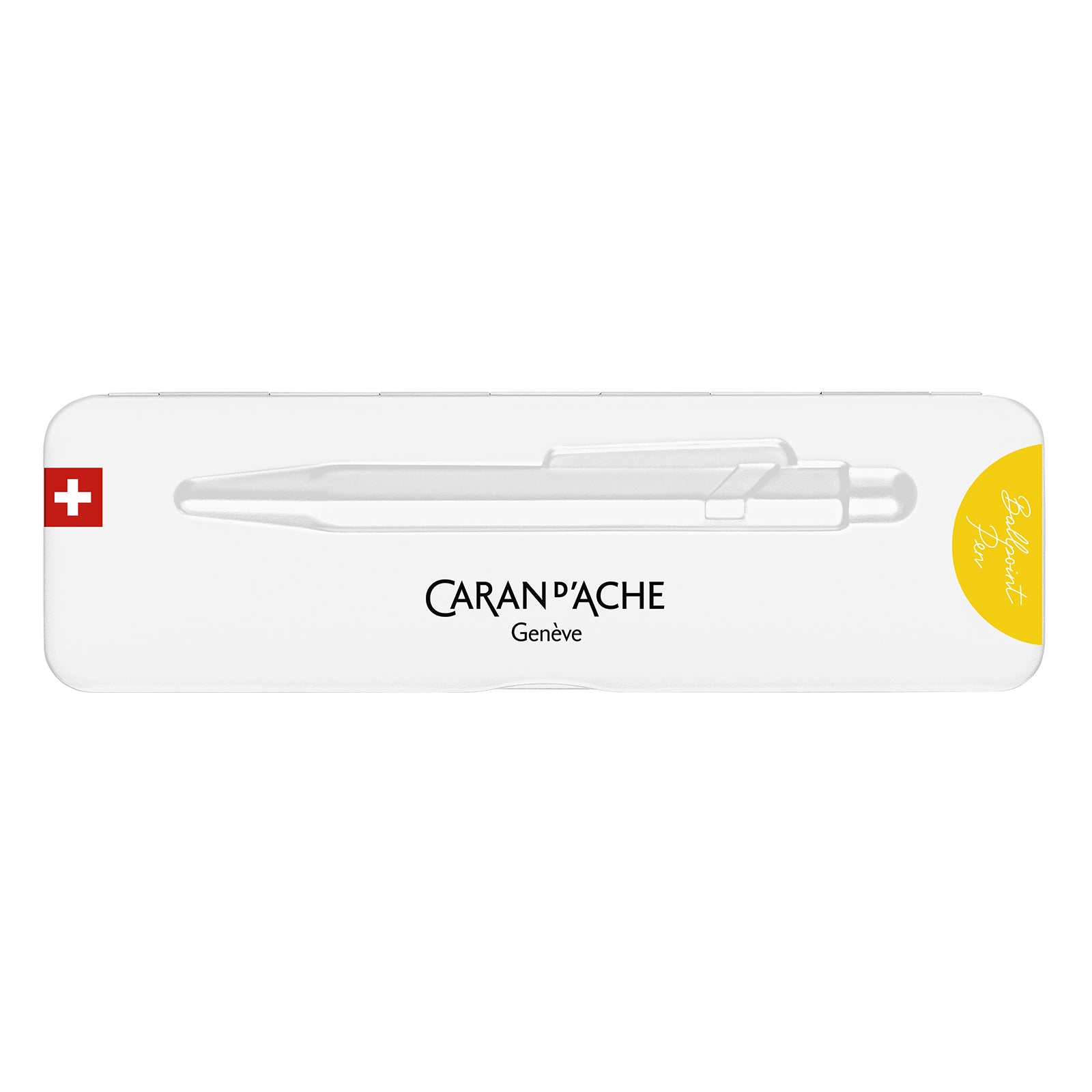 Caran d-Ache Kugelschreiber – Gelb, Aluminium